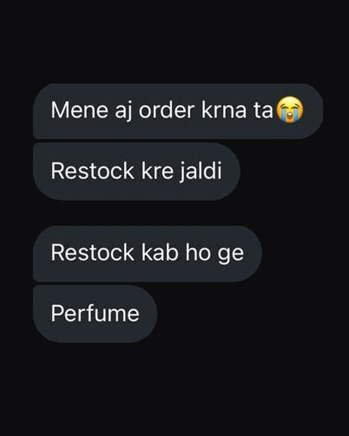 Instagram DM asking when Shy by Shaina restocks
