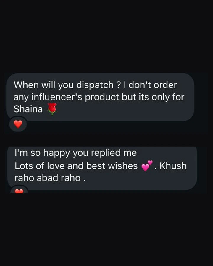 Instagram review from Sana A.